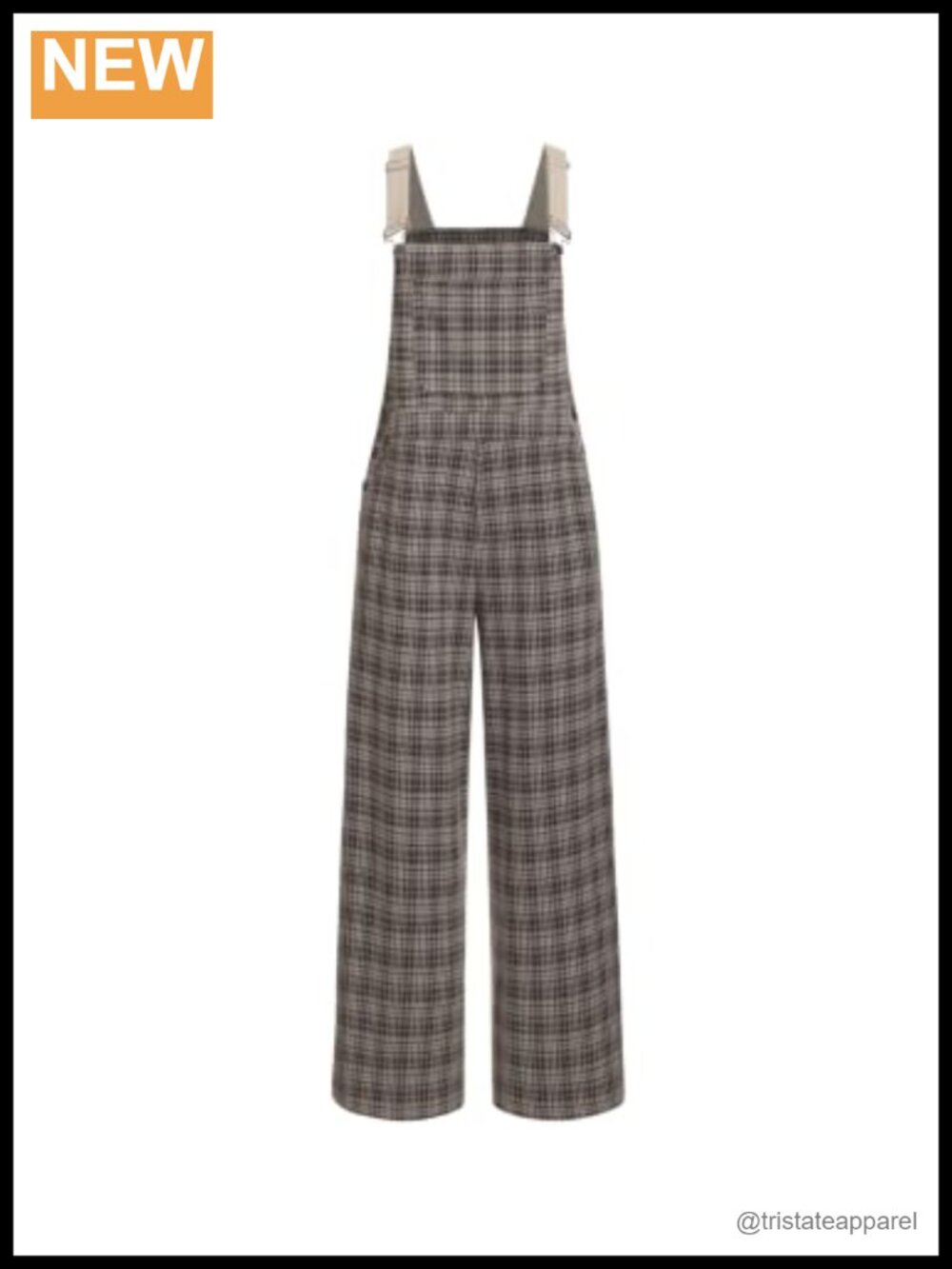 Leopard Print Overall Jumpsuit Square Neck Wide Leg Bib Pants